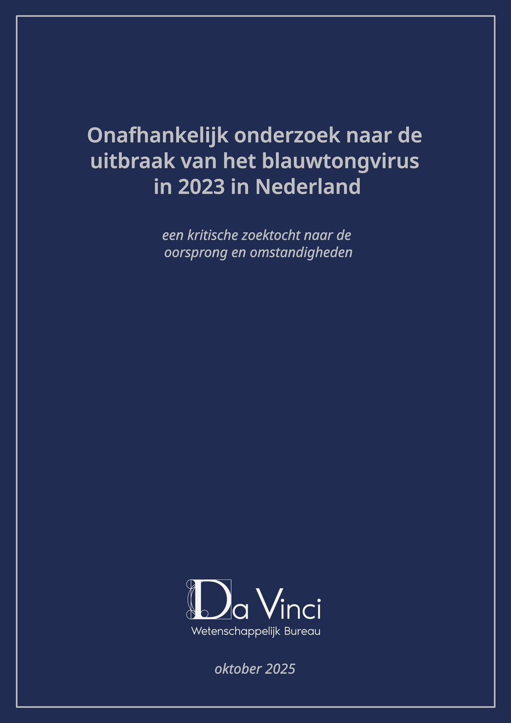 e-book: Onafhankelijk onderzoek naar de uitbraak van het blauwtongvirus in 2023 in Nederland