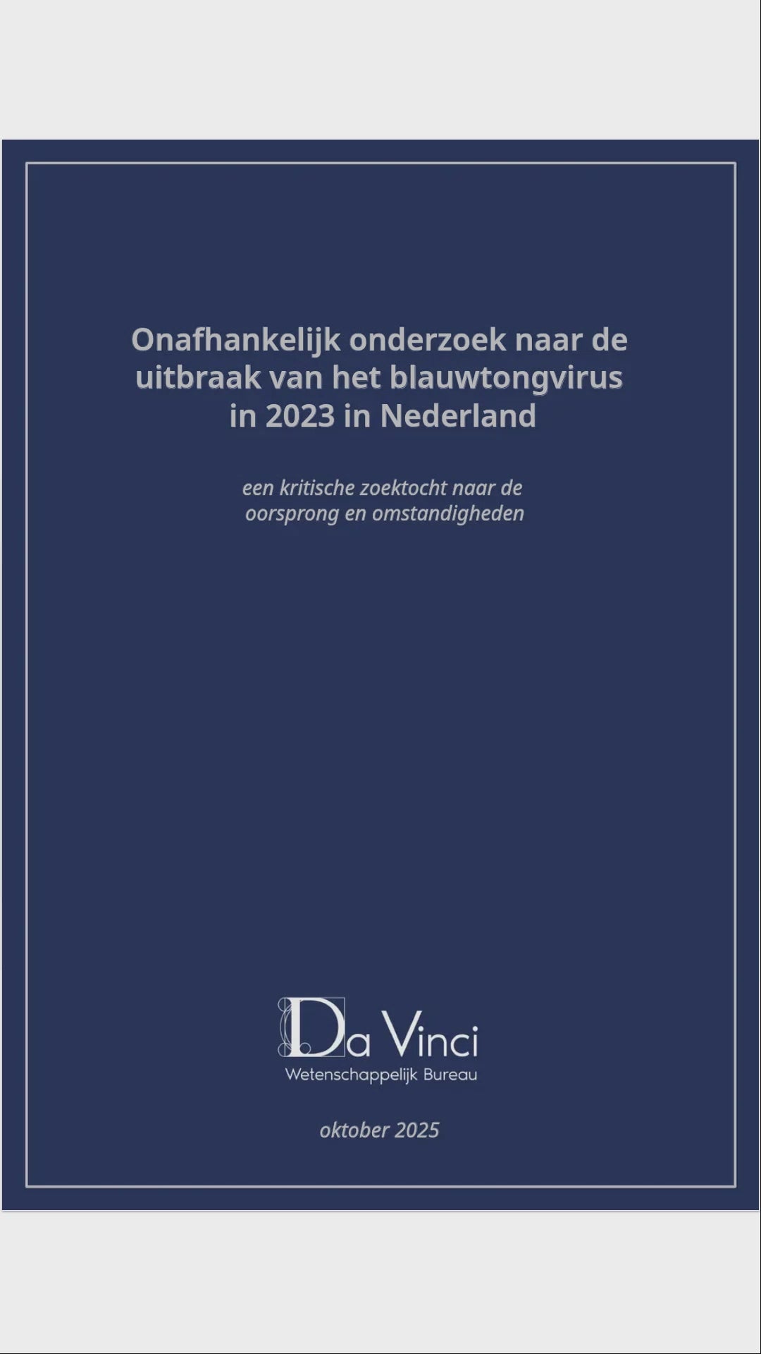 e-book: Onafhankelijk onderzoek naar de uitbraak van het blauwtongvirus in 2023 in Nederland
